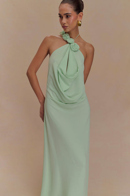 Robe Maxi à Col Chandail Rosalia - SAGE