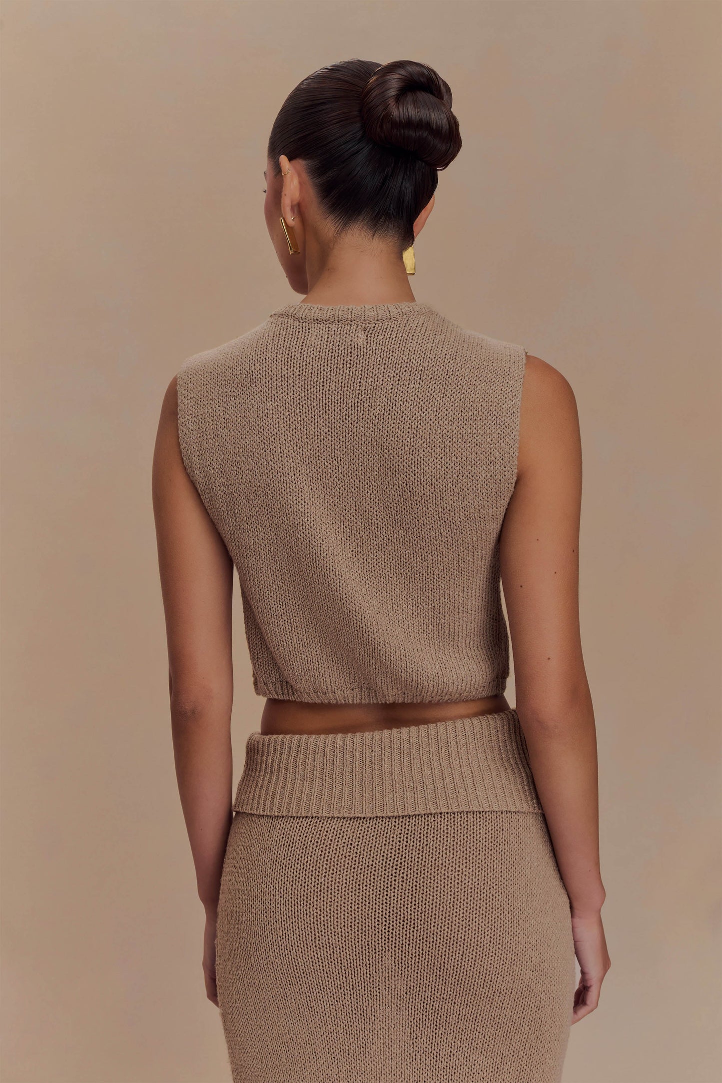Top en tricot à superpositions Sloane - Latte
