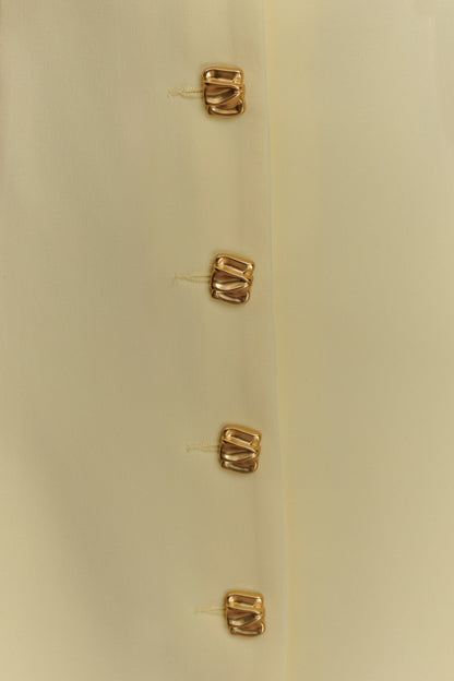 Mini-robe sans manches Oli - Citron
