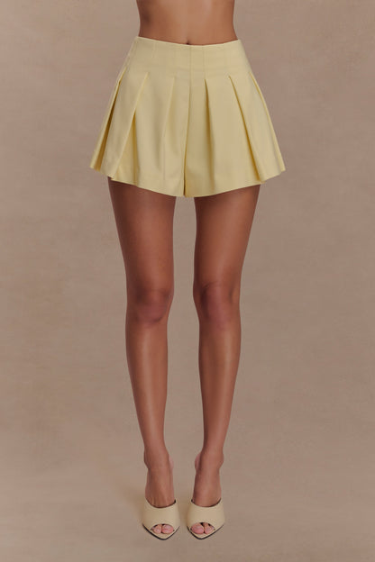 Shorts en coton Issy - Citron