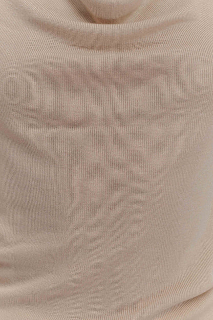 Top en tricot à devant drapé Brenda - Pierre