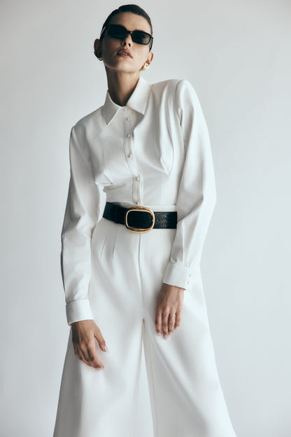 Chemise oversize Rhia - Blanche