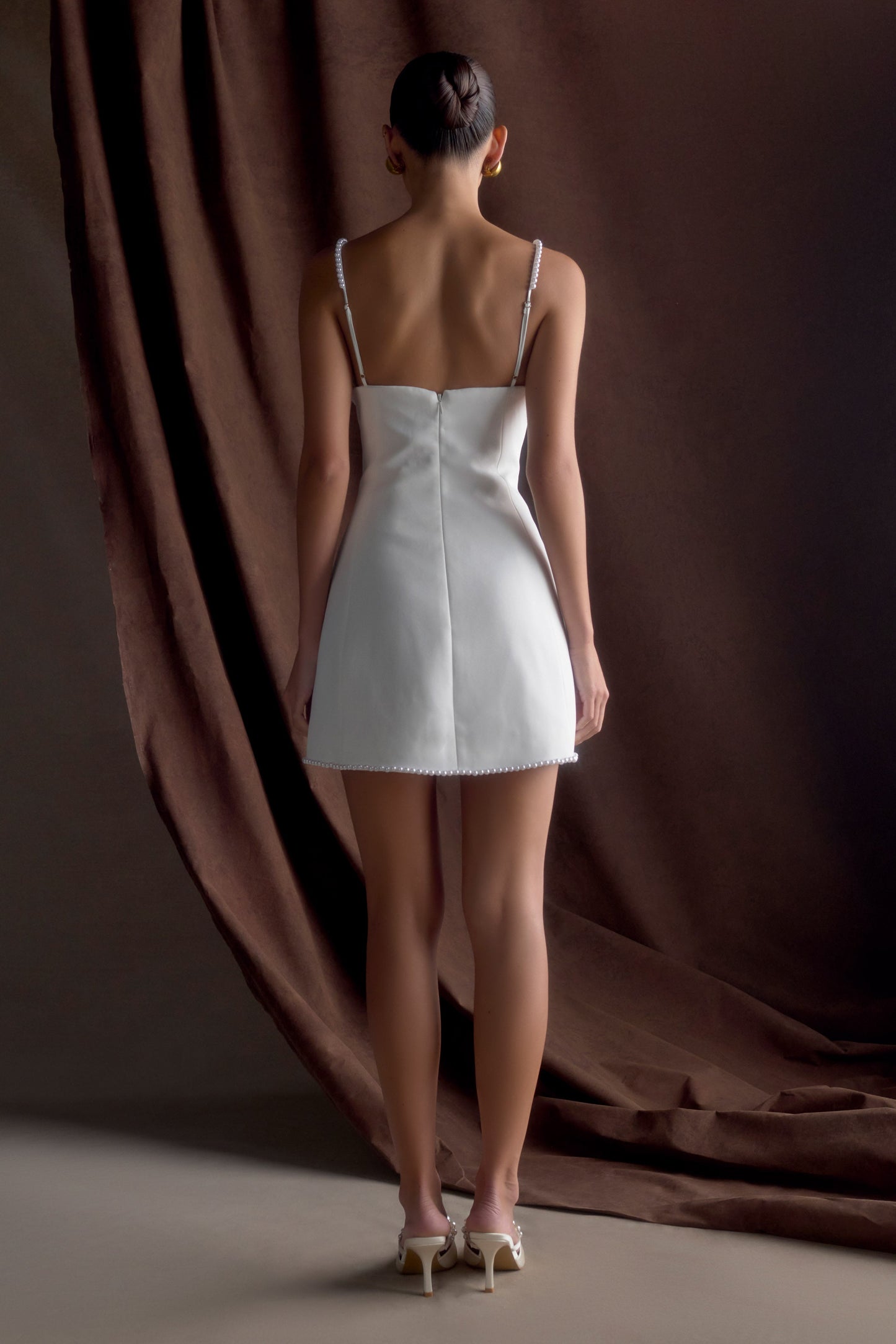 Mini-robe tailleur Liliane - Ivoire