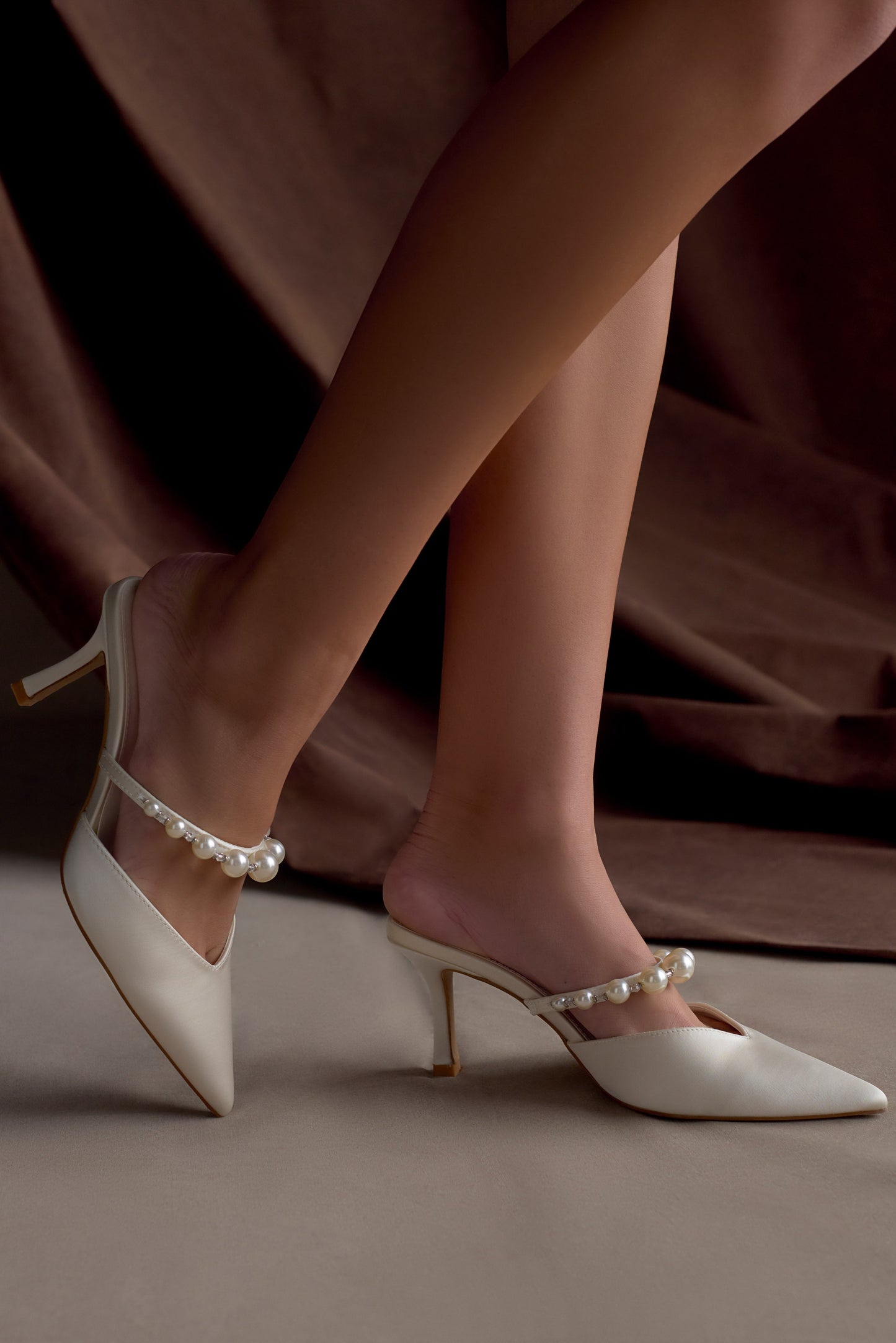 Karla Pearl Mule - Ivoire
