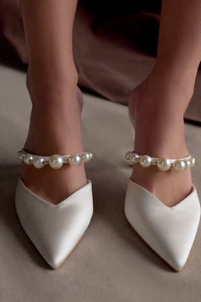 Karla Pearl Mule - Ivoire