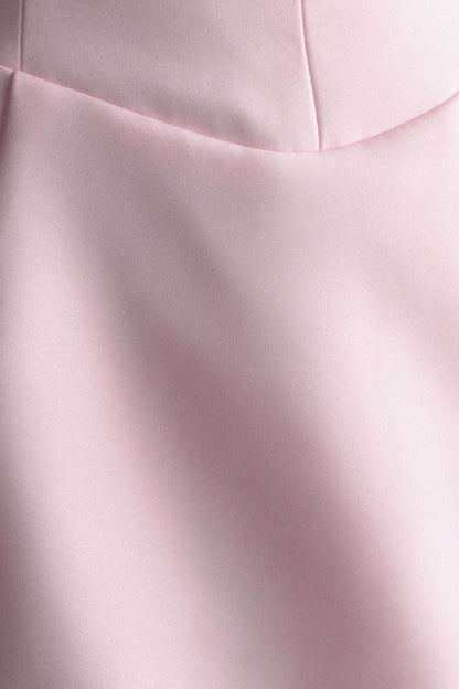Mini-robe tailleur sans bretelles Orellia - Rose tendre