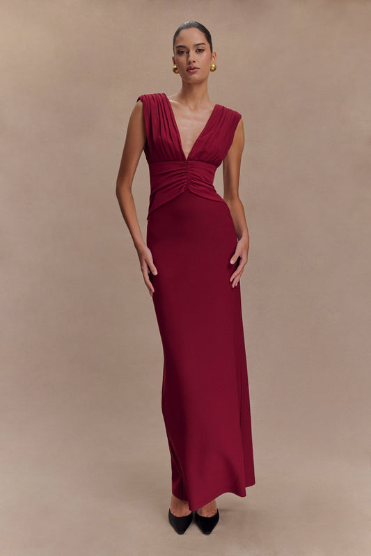 Robe Maxi Monique - Prune