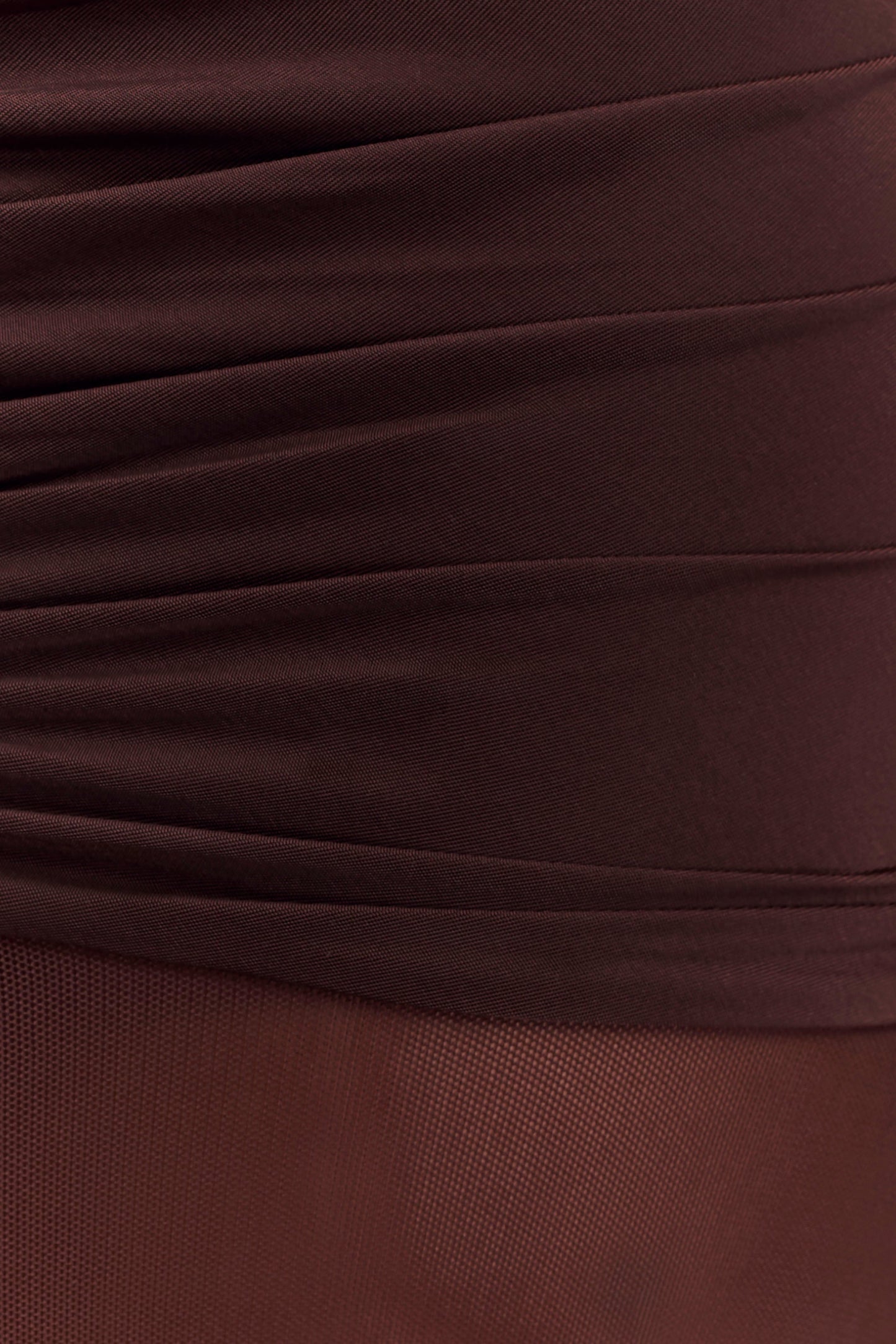 Robe Maxi Slinky et en Maille Delaney - Chocolat