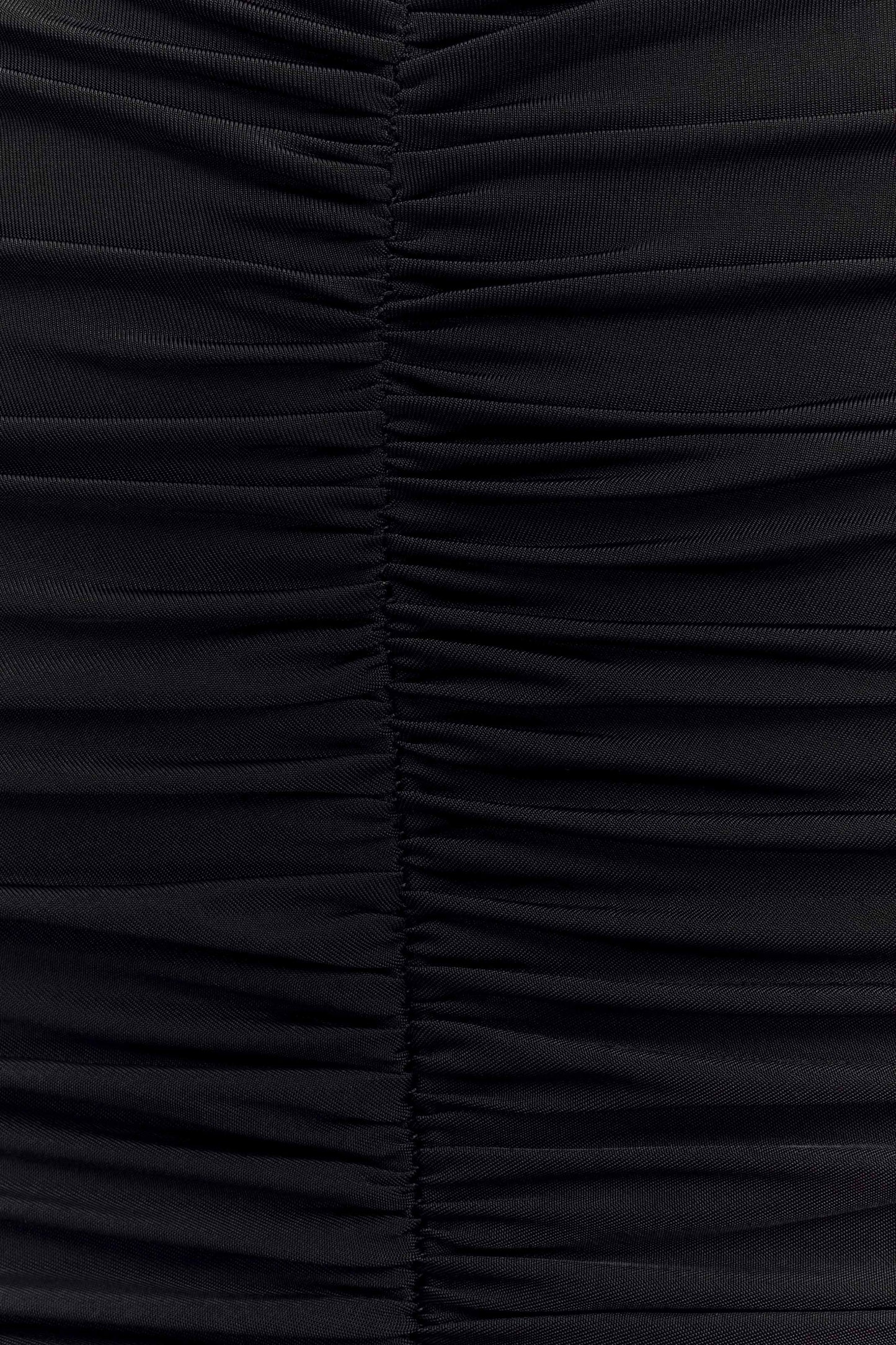 Robe Maxi Étroite et en Maille Delaney - Noir