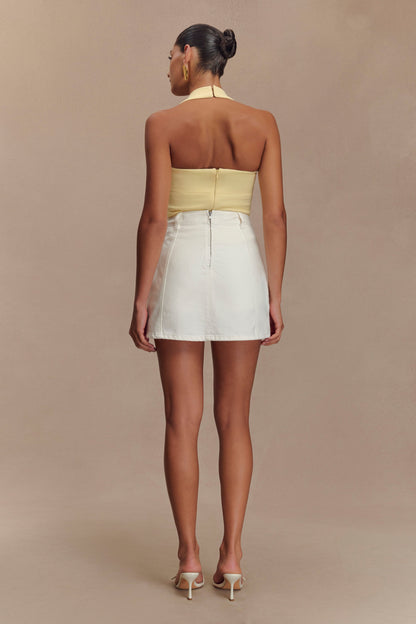 Halter Amelita - Pale Lemon