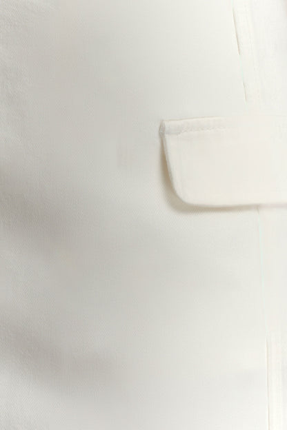 Rosalyn Mini-jupe-short en jean - Blanc