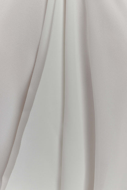 Robe Maxi Col Chandail Rosalia - Blanc
