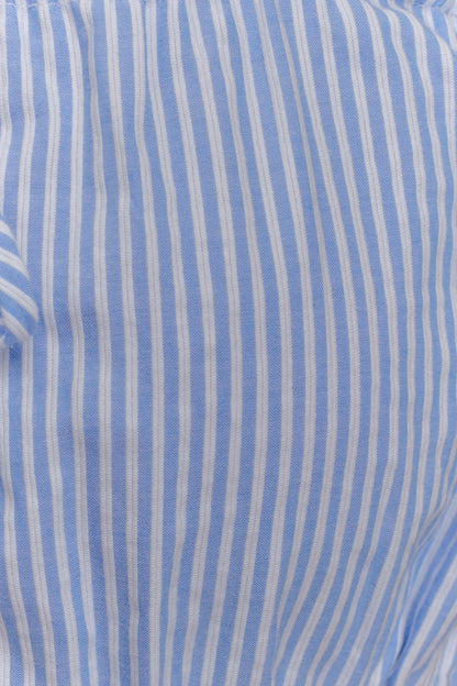 Crop top sans manches Gretel - rayures bleues