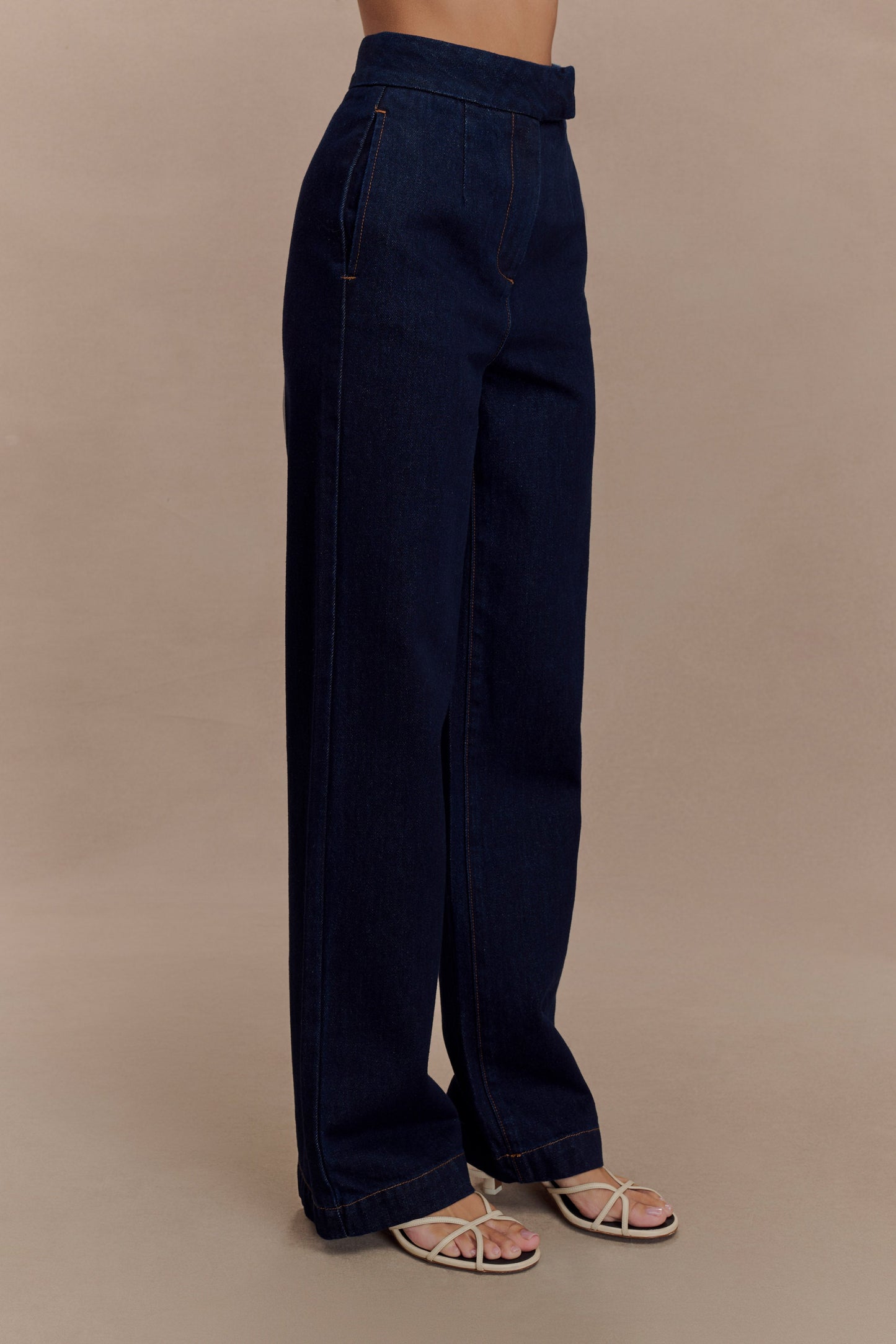 Rayne - Jeans à jambes larges en jean - Bleu indigo