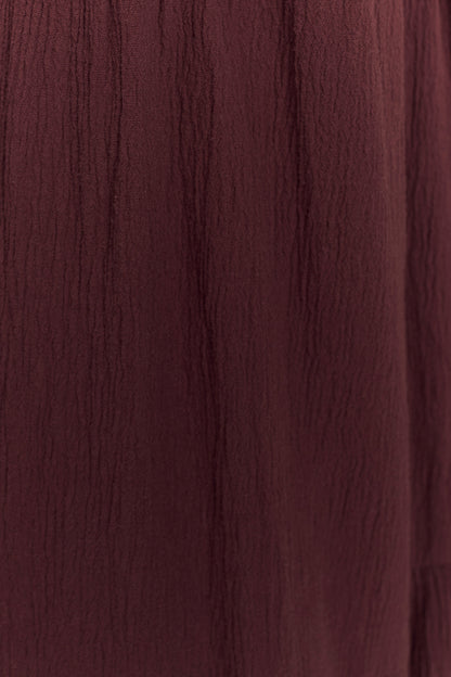 Top Lenny à nouer devant - Chocolat