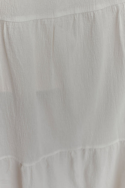 Haut Lenny à nouer devant - Blanc