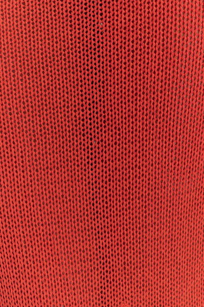 Reagan Haut en Tricot Décolleté Croisé - Orange