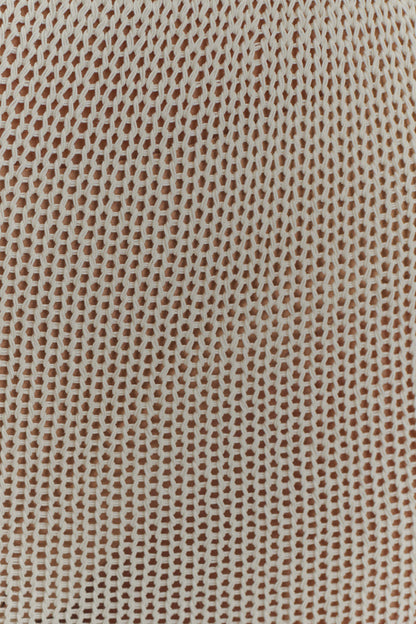 Reagan Haut en Tricot Décolleté Croisé - Blanc