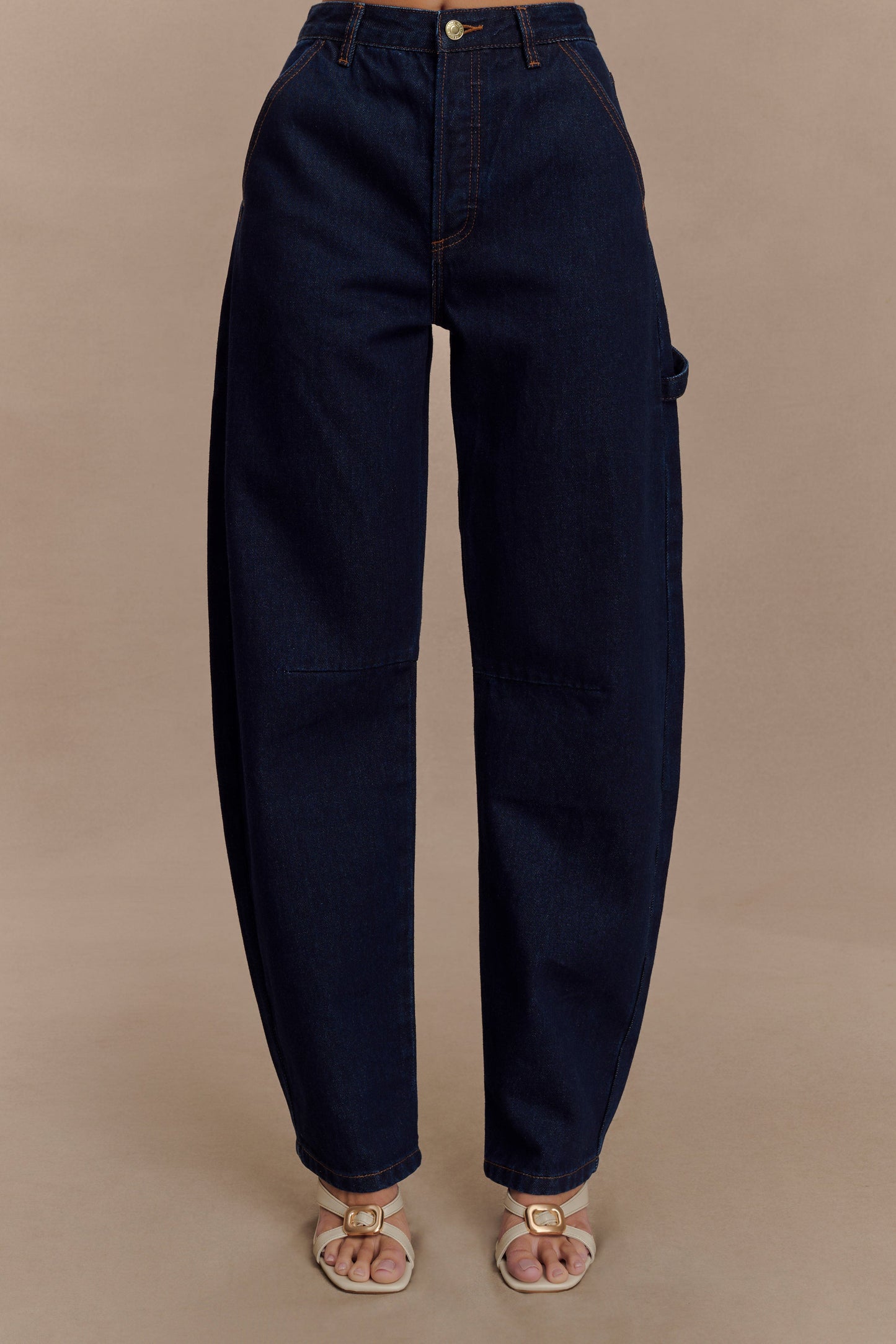Jeans Barrel Renata - Bleu Indigo