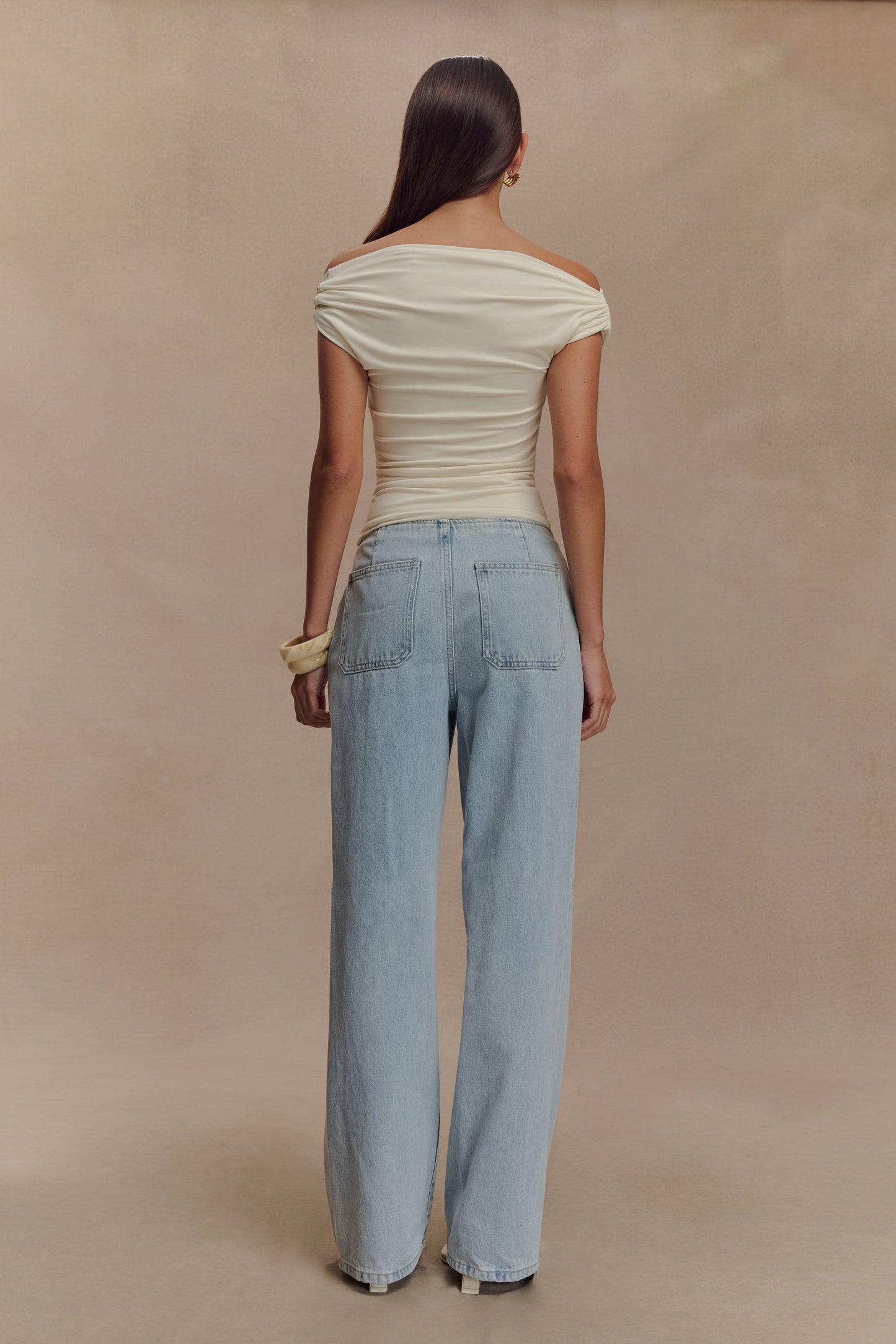 Top Kinsley Slinky avec accessoires - Ivoire