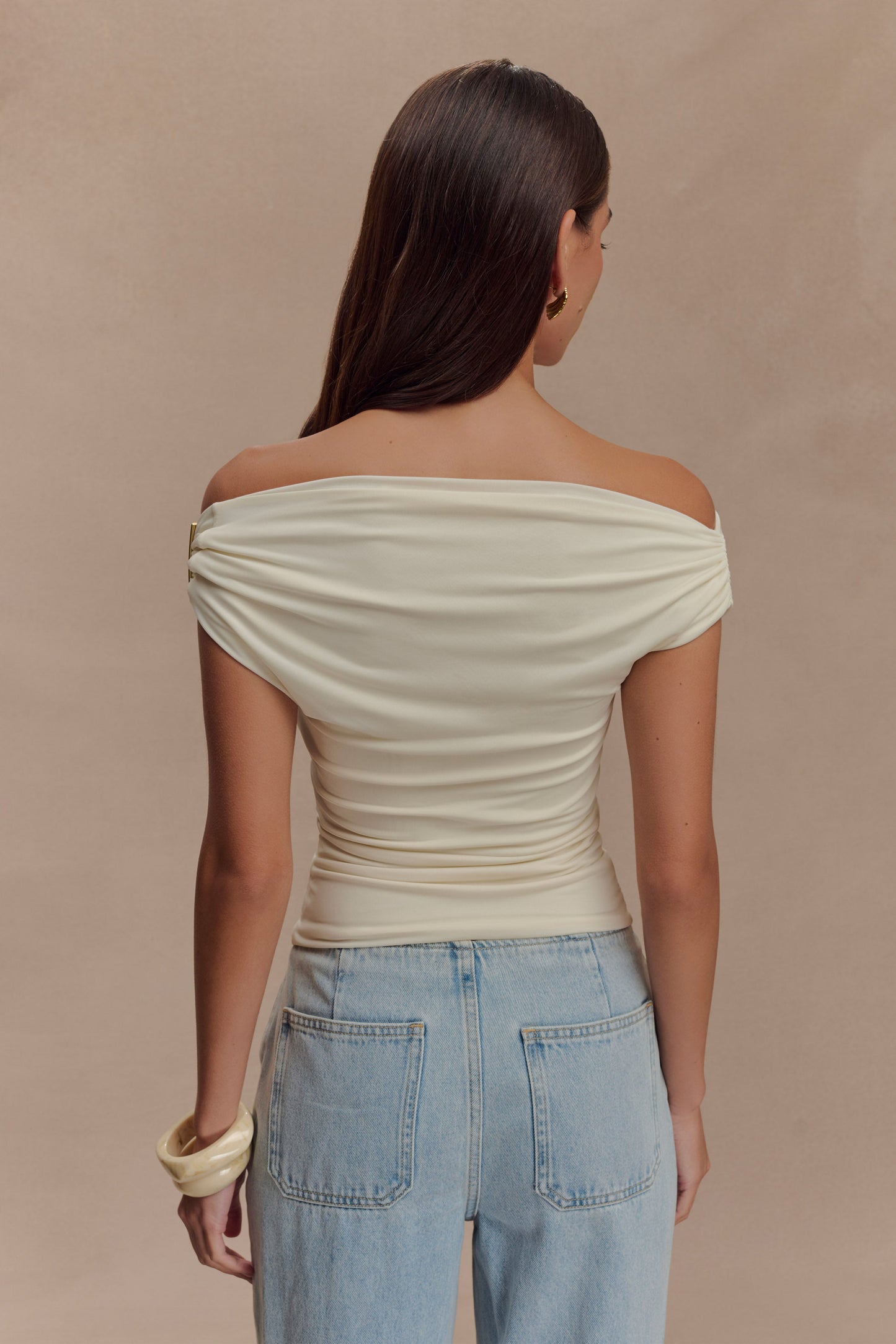 Top Kinsley Slinky avec accessoires - Ivoire