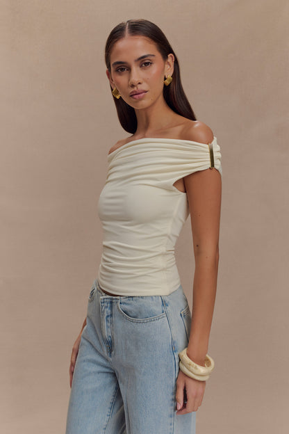 Top Kinsley Slinky avec accessoires - Ivoire