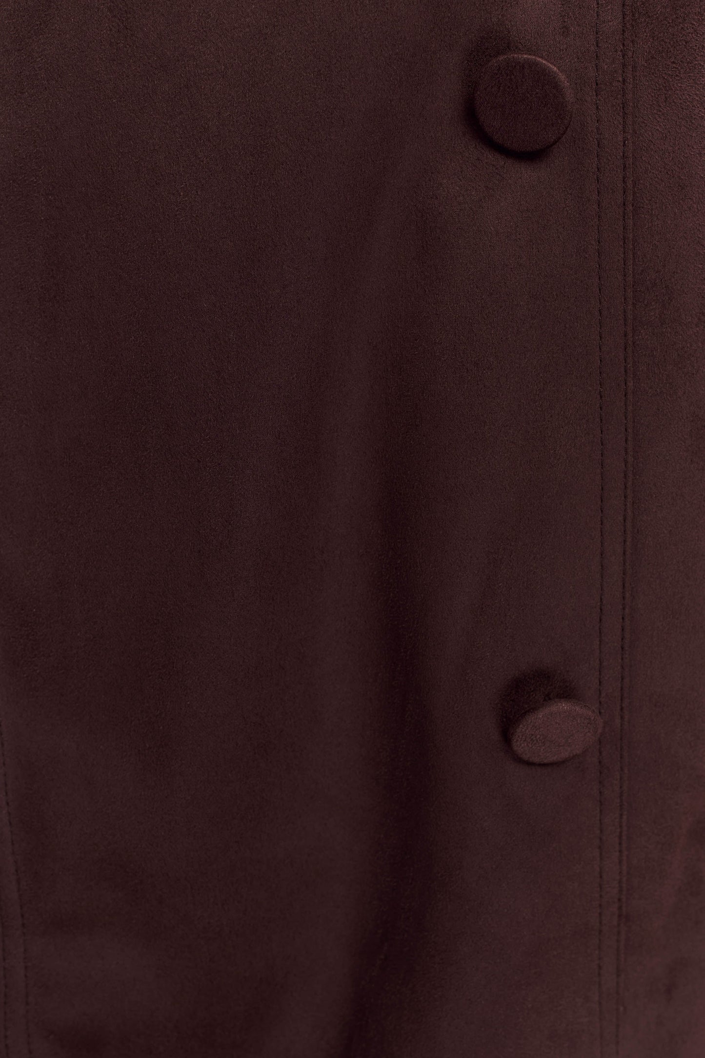 Manteau en similicuir Marc - Chocolat Cacao