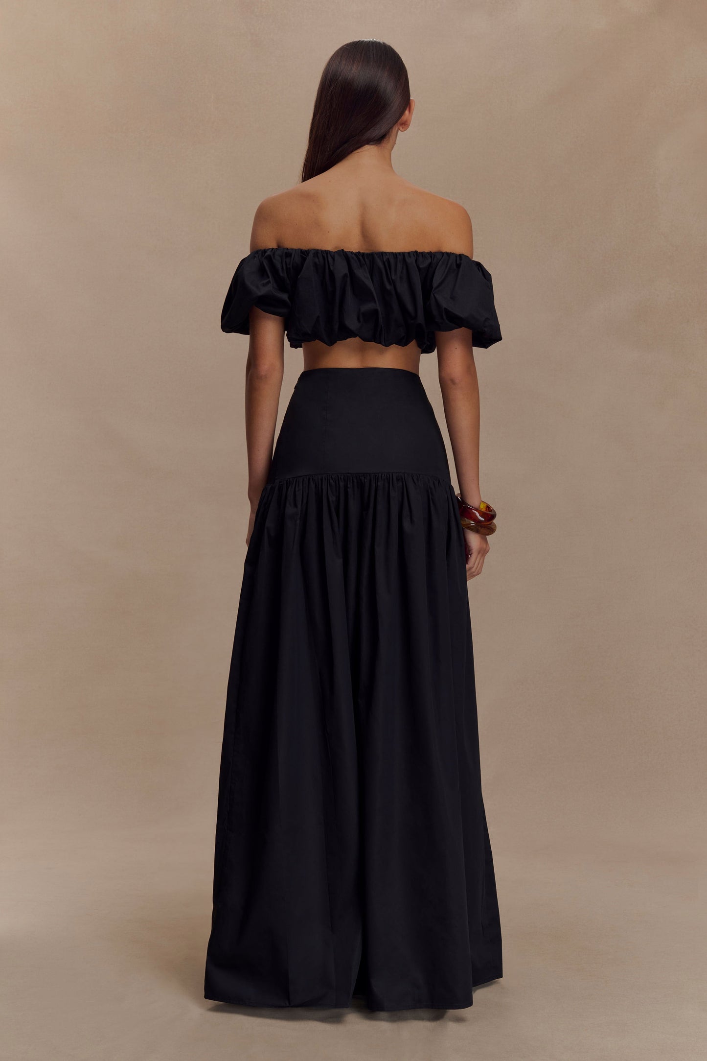 Jupe Maxi Automnale - Noire