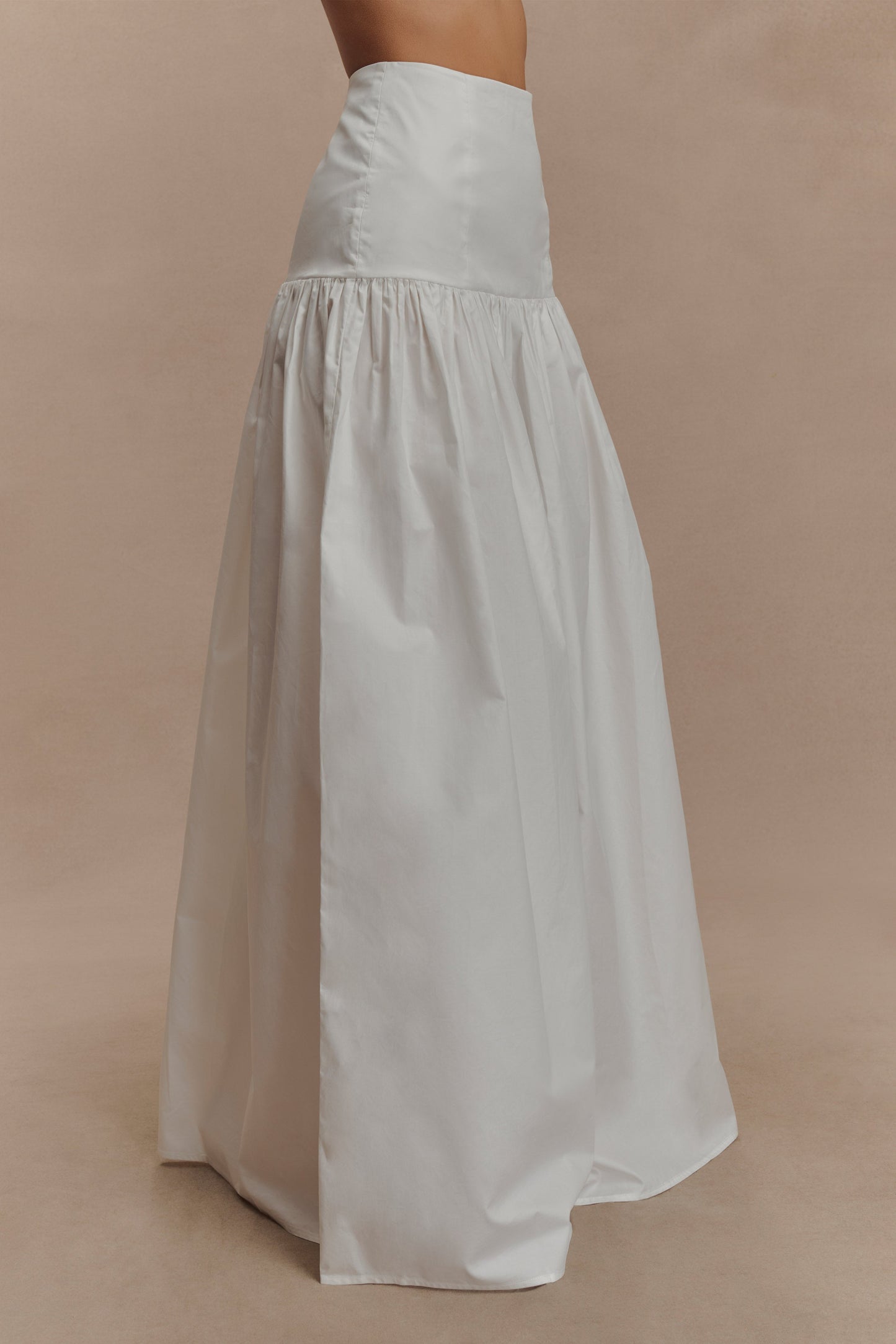 Jupe Maxi Automne - Blanche