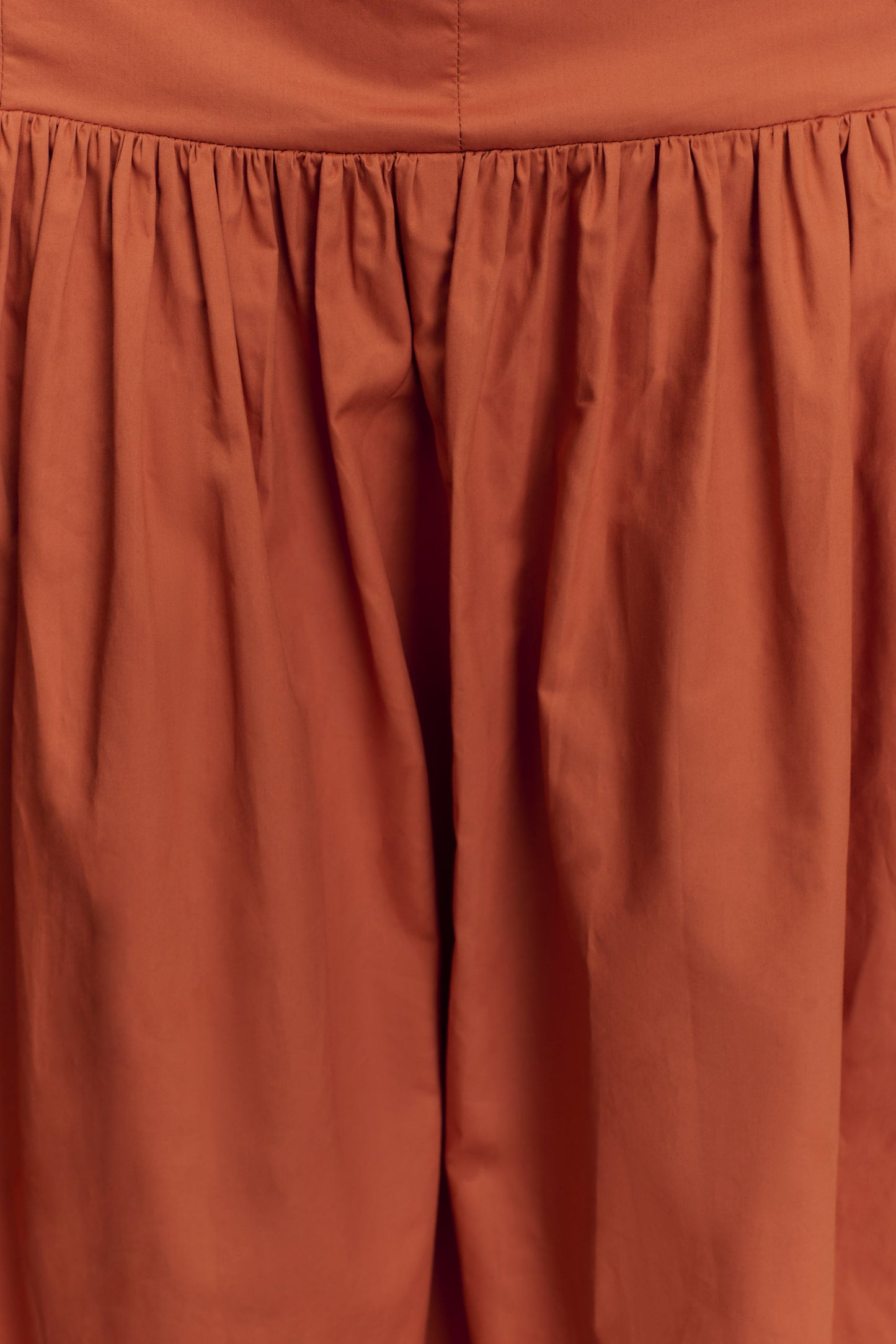 Jupe Maxi Automne - Orange Brûlé