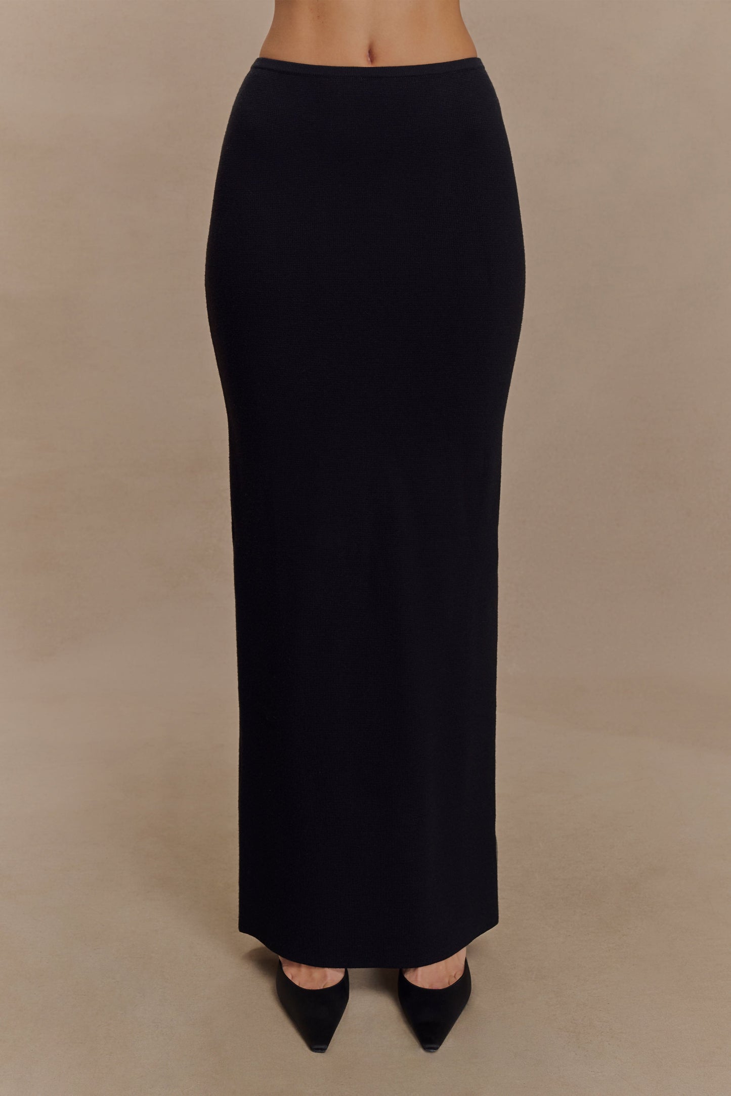 Jupe Maxi Tricot Kyle - Noire