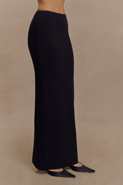 Jupe Maxi Tricot Kyle - Noire