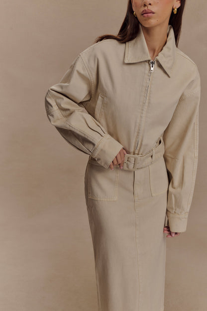 Veste en jean courte Fallon - Lavage pierre