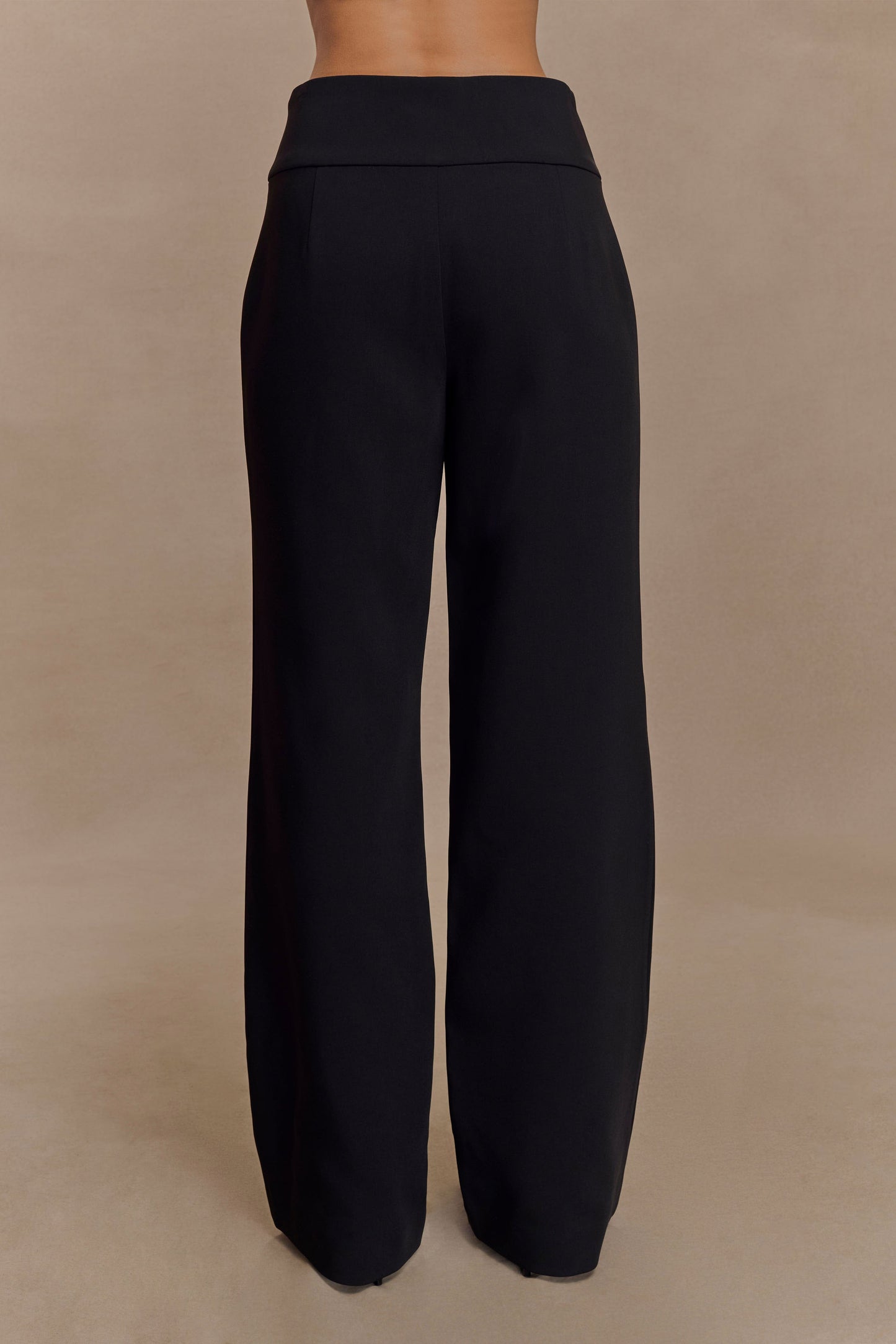 Pantalon tailleur droit Lindie - Noir