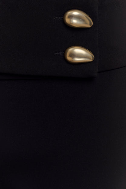 Pantalon tailleur droit Lindie - Noir