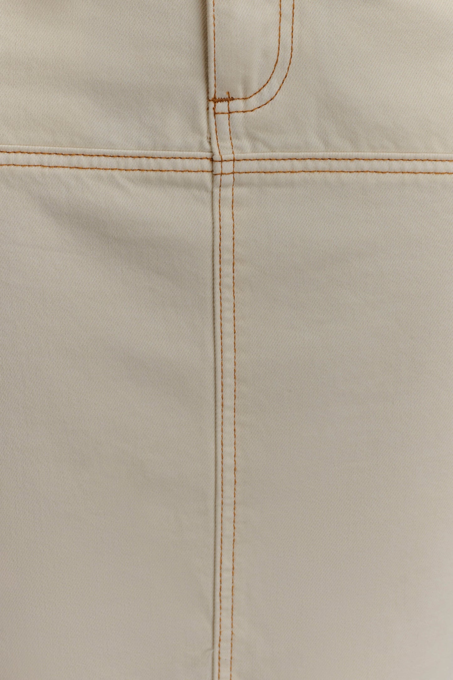 Jupe Maxi en Jean Loretta - Ecru