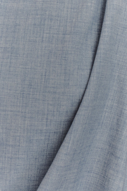 Mini-robe drapée Gabriella - Bleu charbon marbré