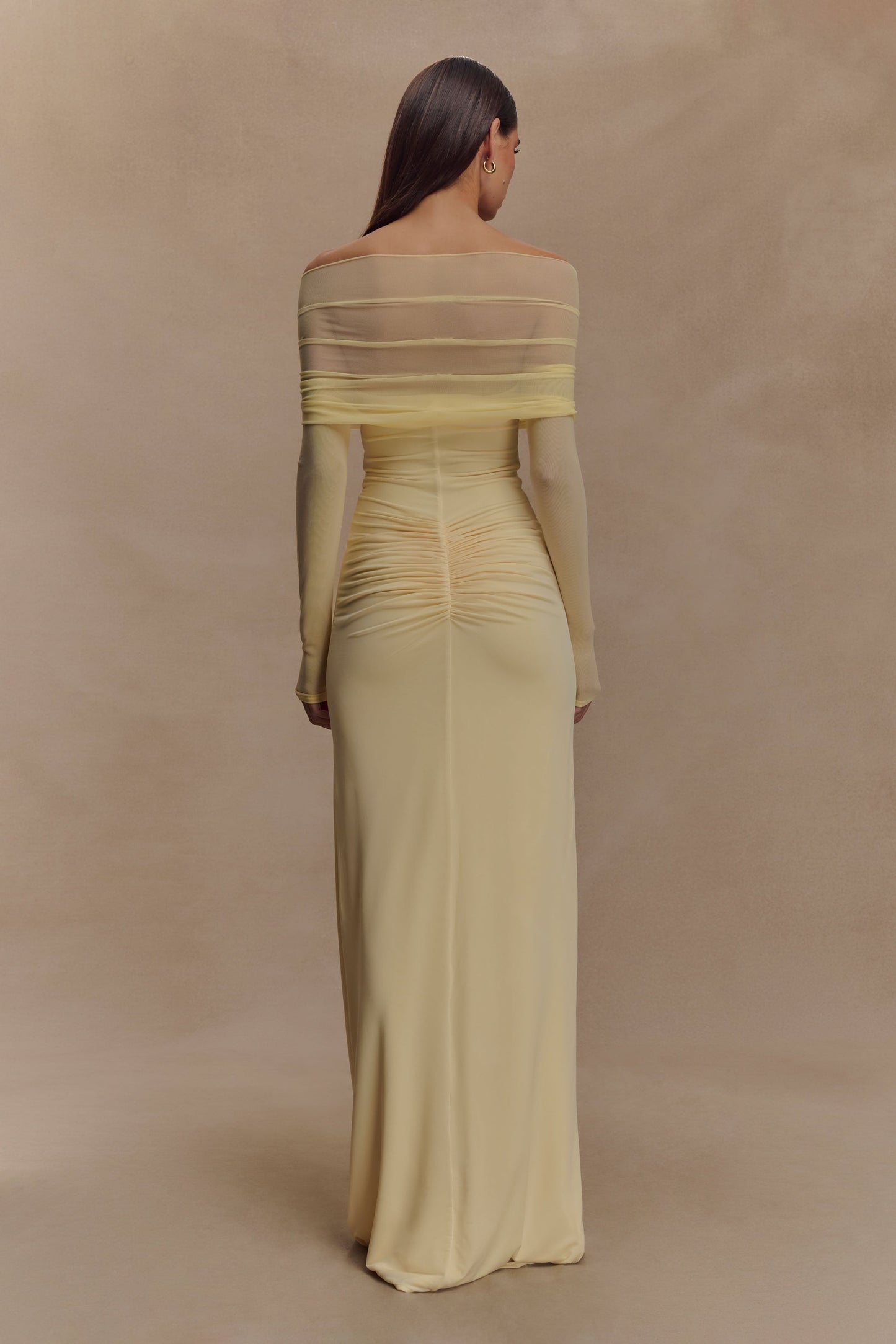 Robe Maxi Rafaella en Jersey et Maille - Citron