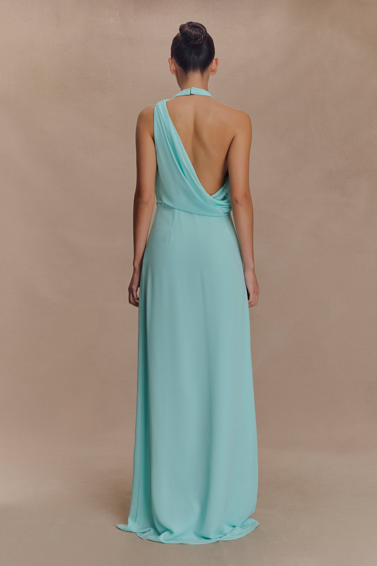 Robe Maxi Galia à Col Rond - Lagoon