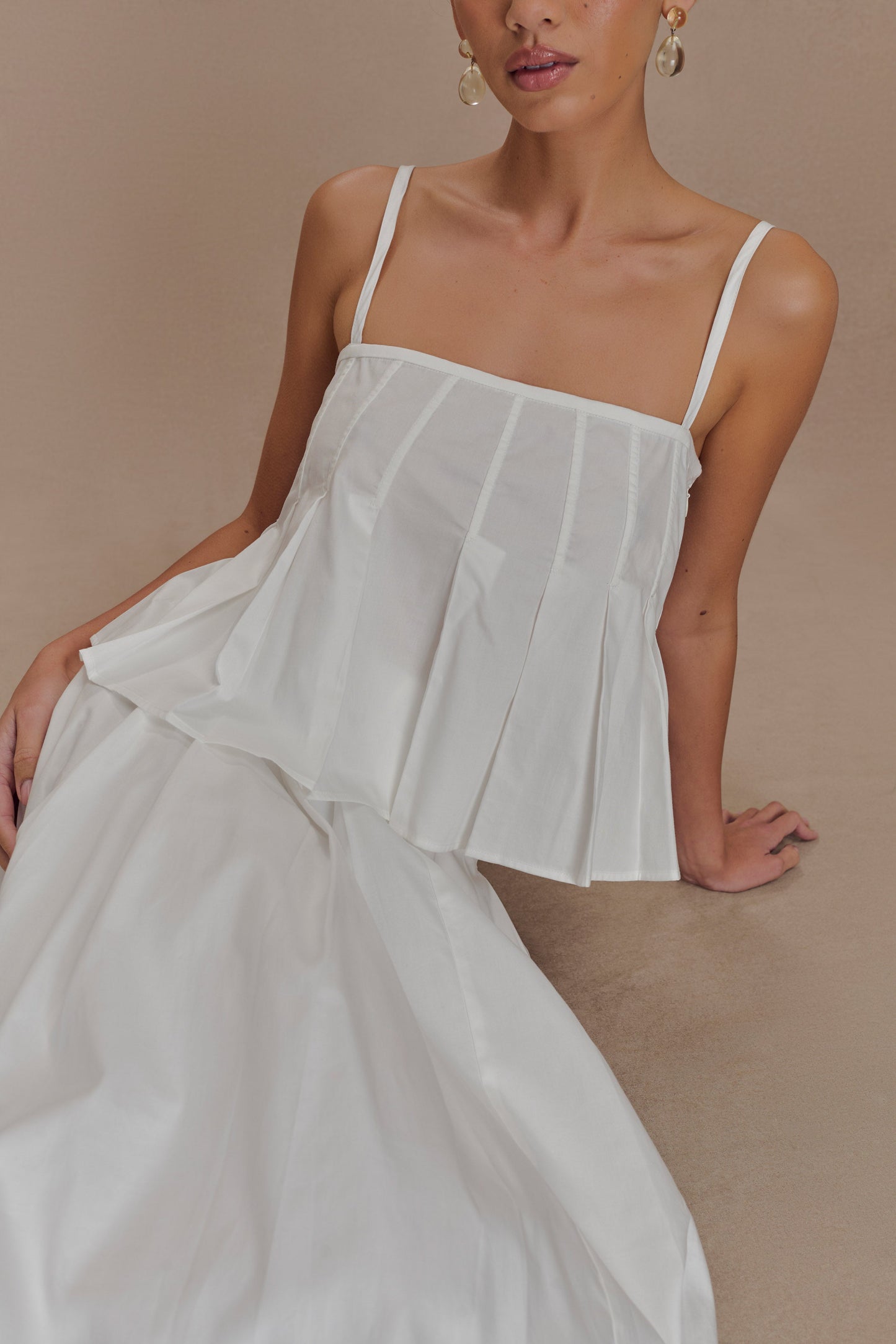 Mae - Haut en coton - Blanc