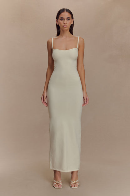 Robe Maxi Tricot Kingston - Ivoire