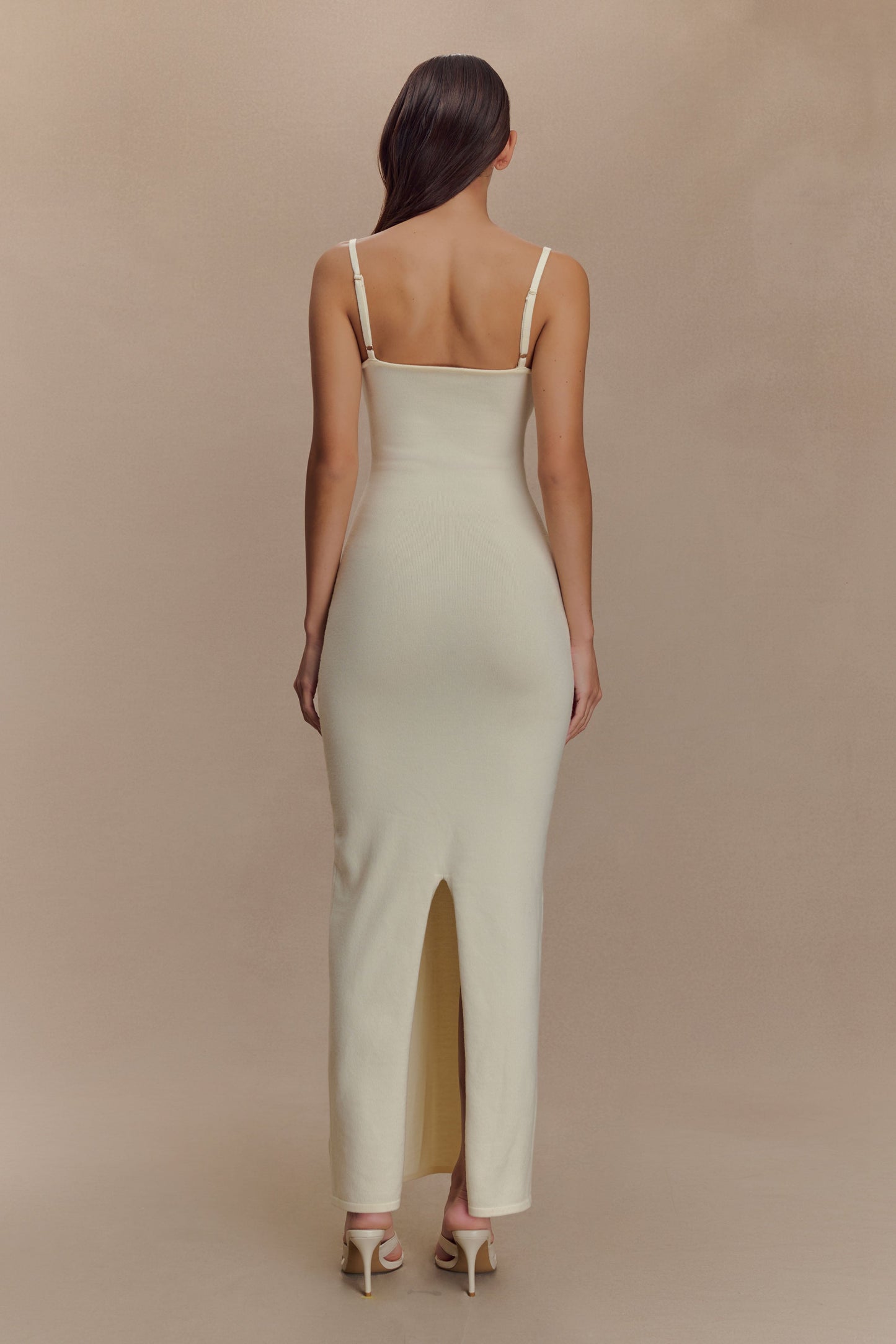 Robe Maxi Tricot Kingston - Ivoire