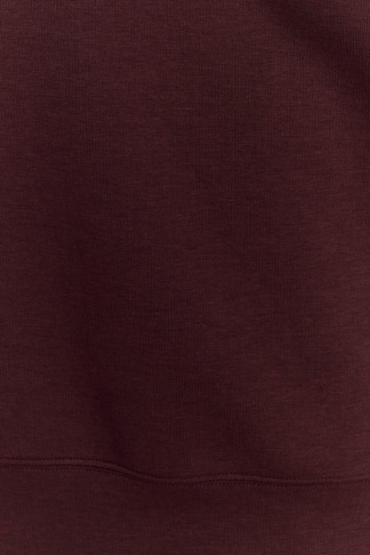 Pull col rond ample Aiden - Chocolat