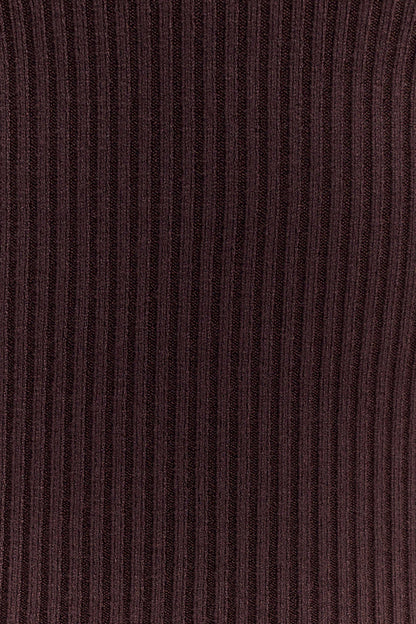 Débardeur côtelé en tricot Natalya - Chocolat noir