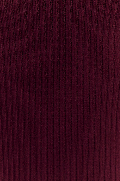 Débardeur côtelé en tricot Natalya - Merlot