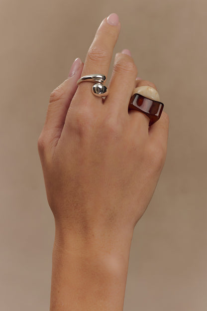 Ensemble de 3 bagues superposables Romeo - Argent