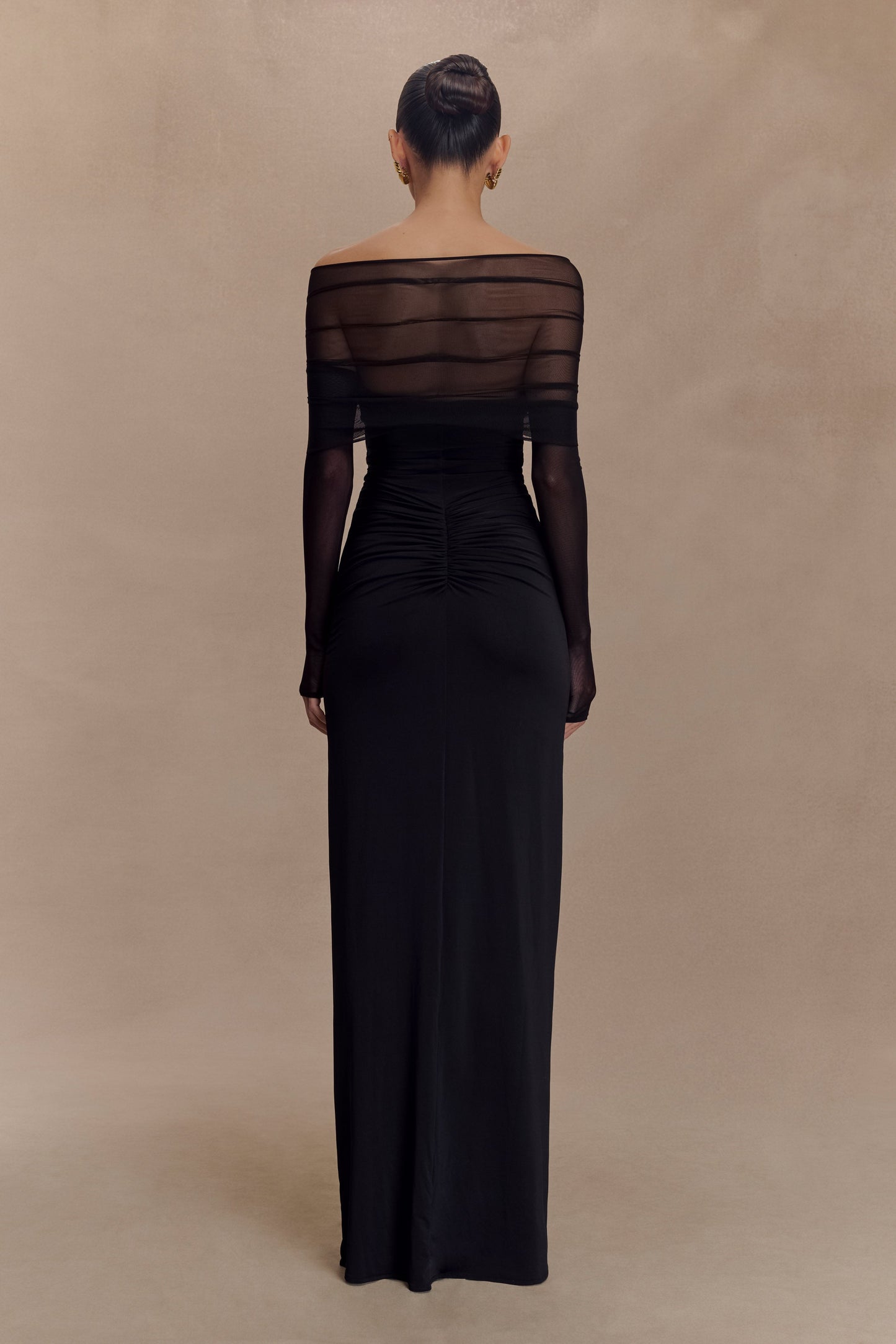 Robe Maxi Rafaella en Jersey et Maille - Noir