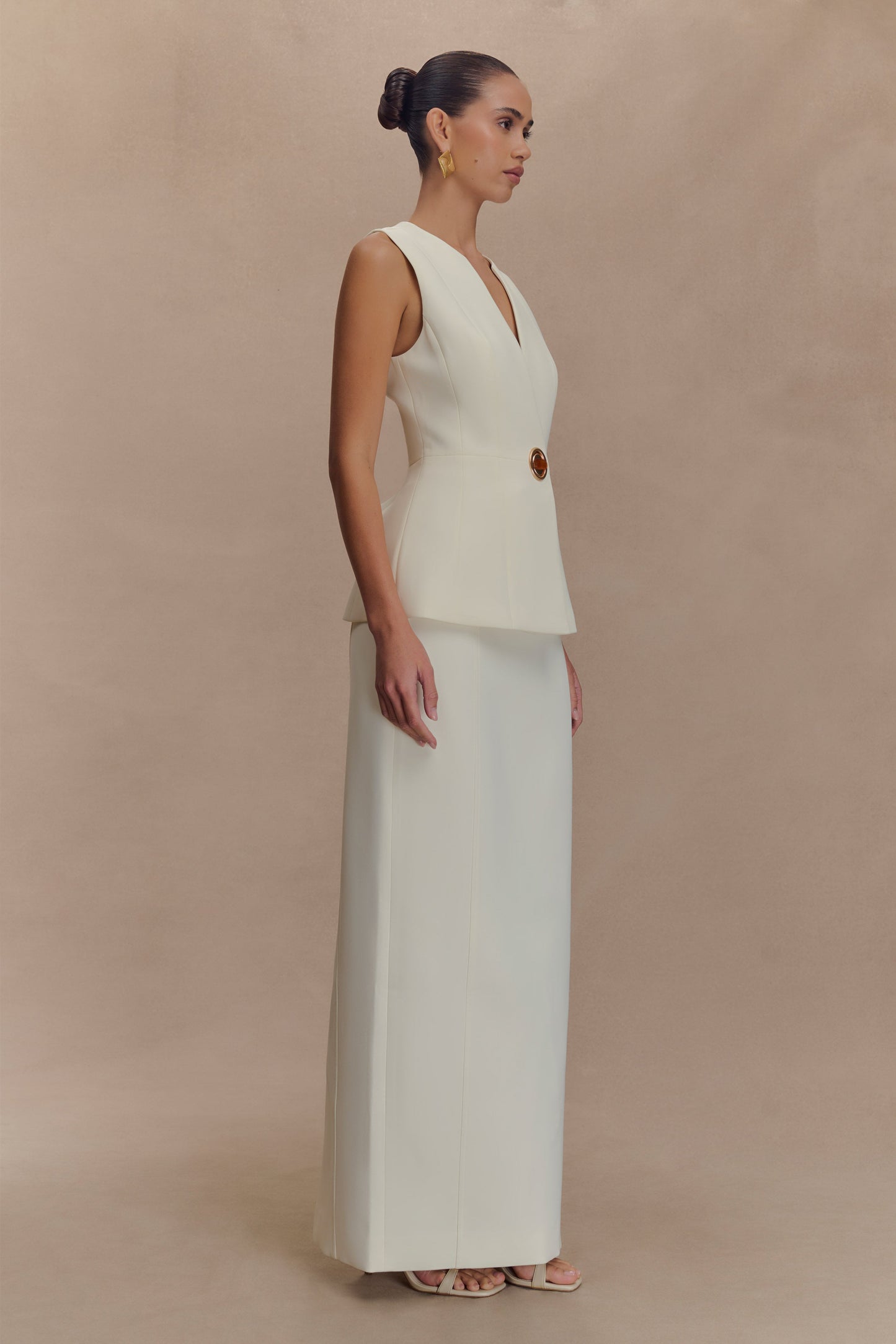 Gilet de tailleur Angelie - Ivoire