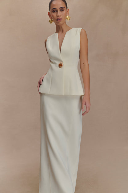 Jupe Maxi Angelie - Ivoire