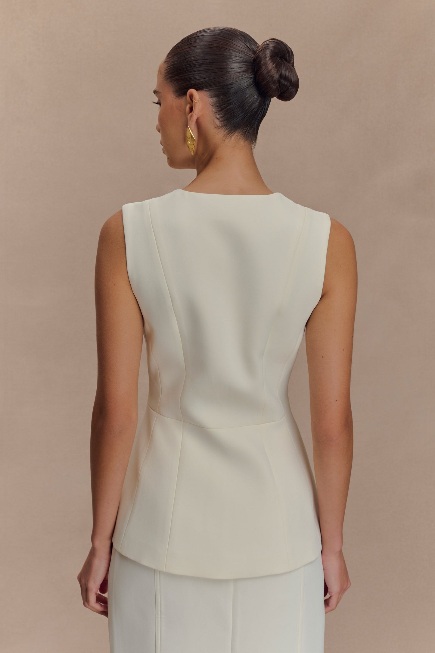 Gilet de tailleur Angelie - Ivoire
